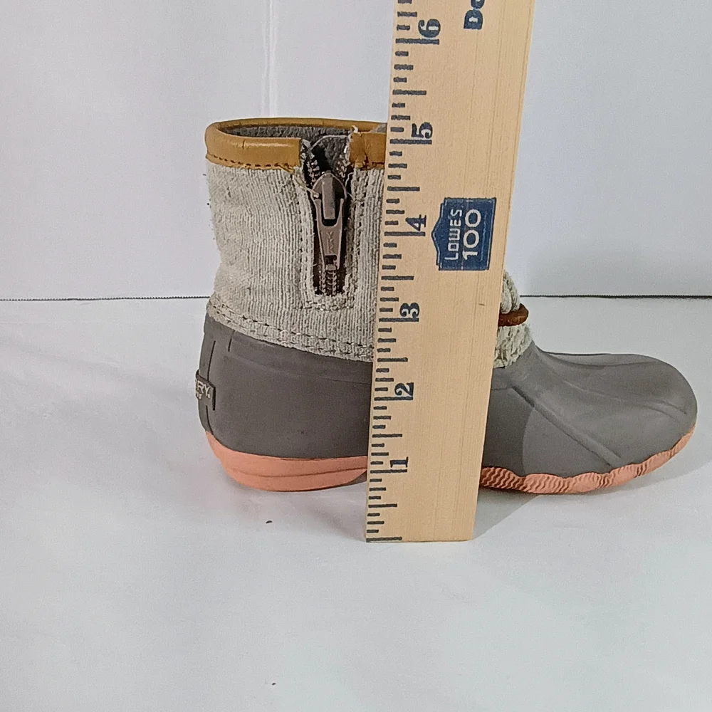 Sperry Kids Brown and Tan Duck Boots